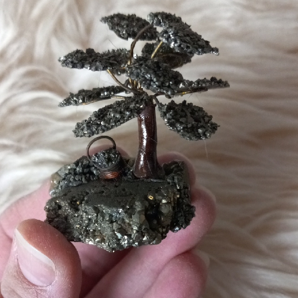 Mini Pyrite Tree Sculpture